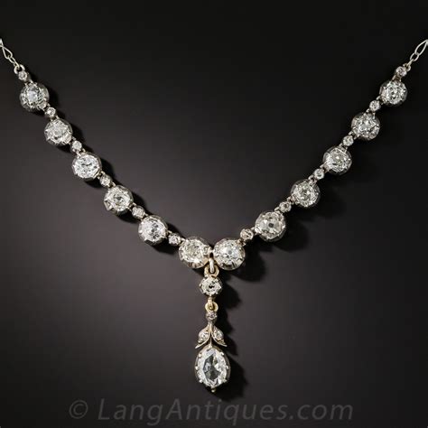 Diamond, Vintage and Antique Necklaces .